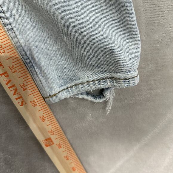 Abercrombie & Fitch Jeans Womens The Mom High Rise Distressed Stretch 27x25.5 - Picture 7 of 14